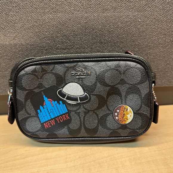 NWT! RARE! COACH NASA COLLABORATION SPACE SIGNATURE CROSSBODY SHOULDERBAG F29463 - Picture 1 of 13